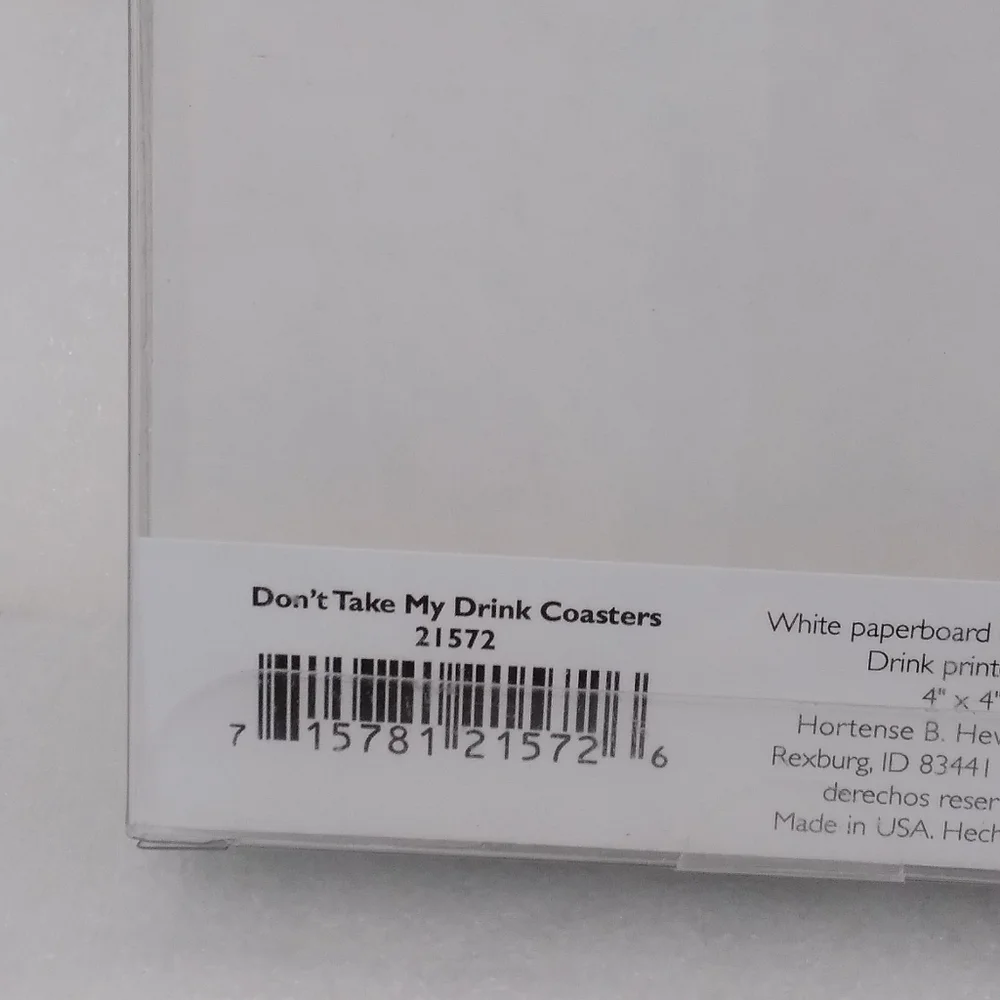 Hortense B. Hewitt Paperboard COASTERS 4